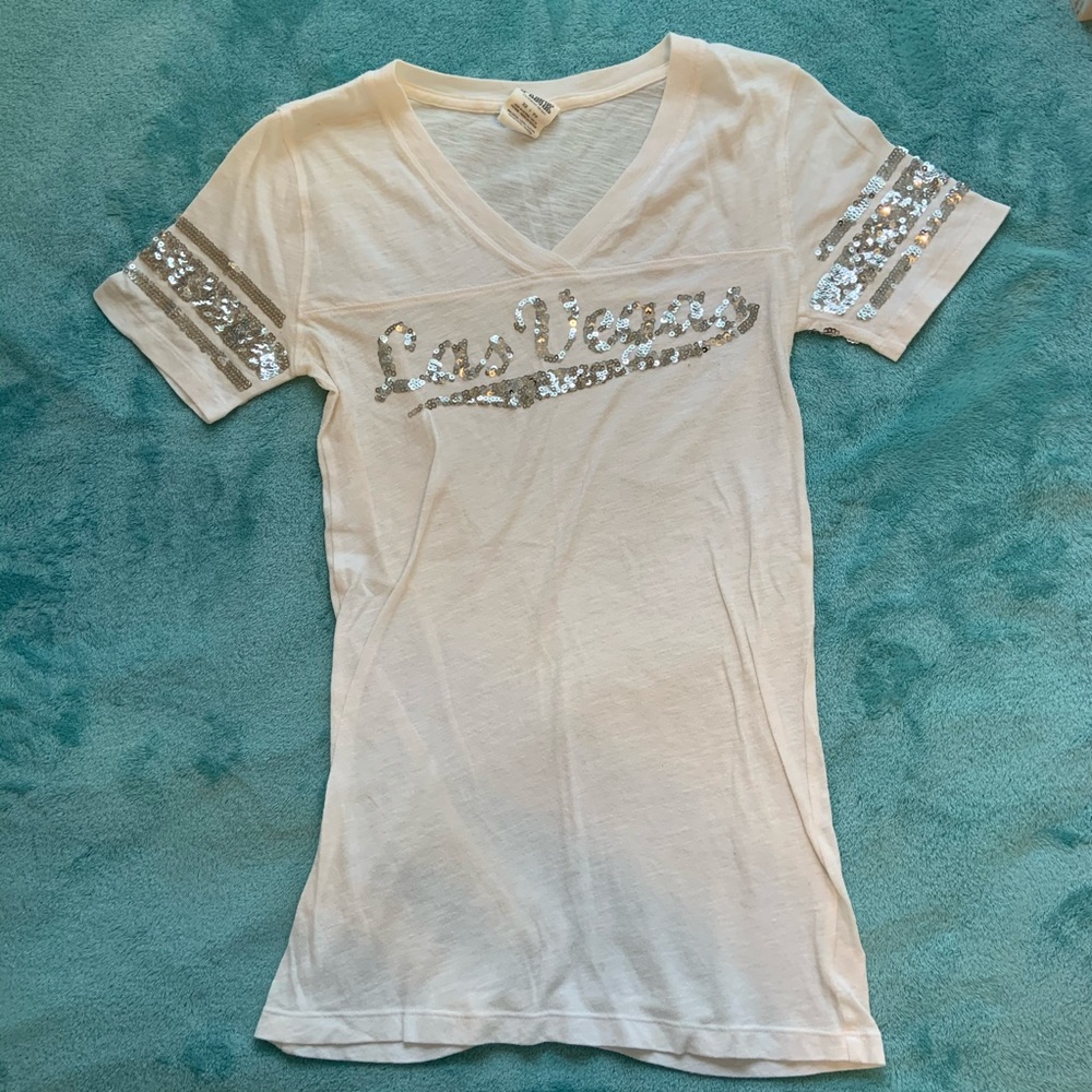 Victoria’s Secret PINK Sequin Las Vegas Shirt